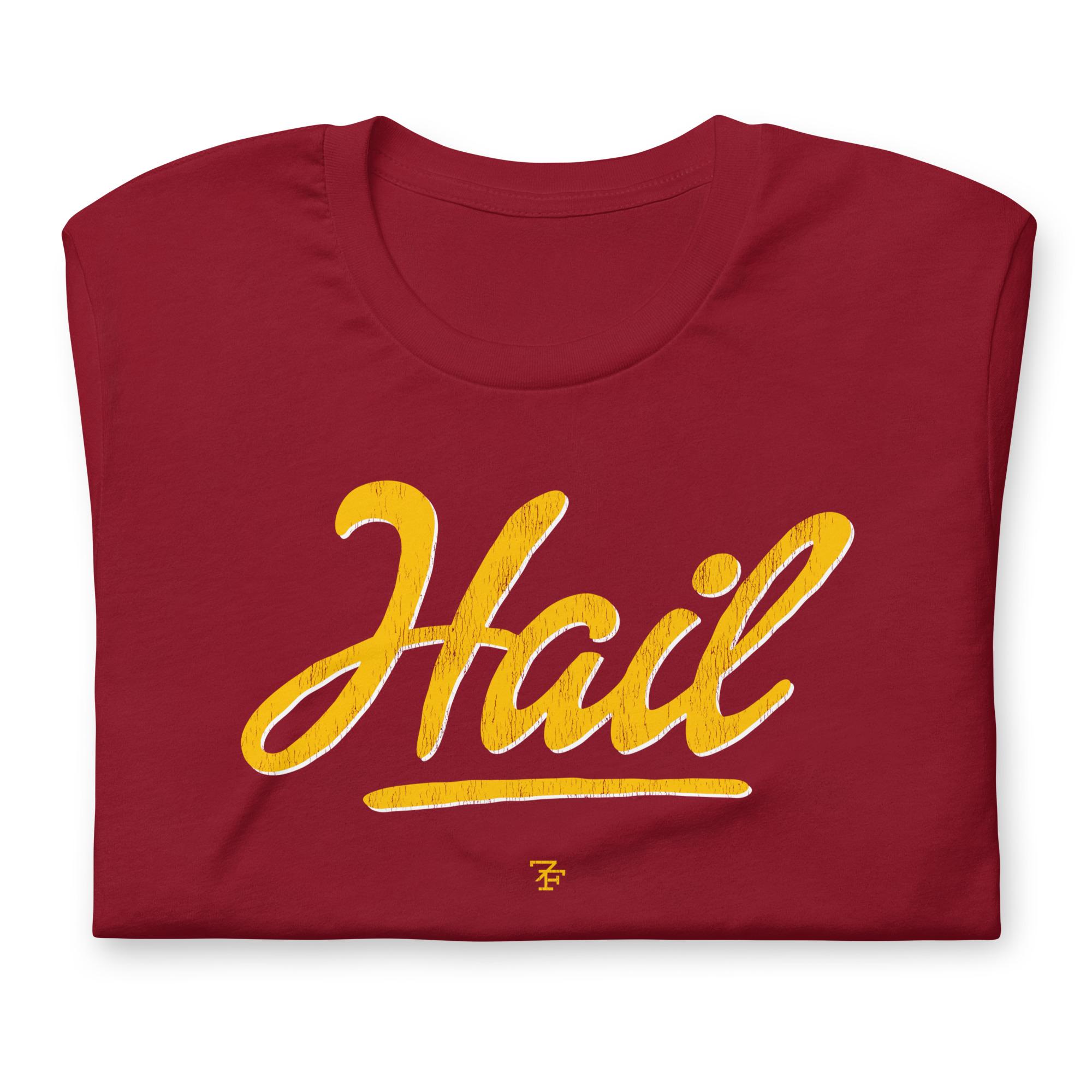 Hail To The Washington Football Team T-Shirt - Limited Gold Tee